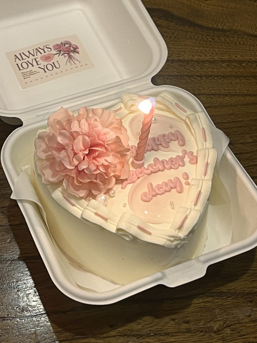 A cake from the students.