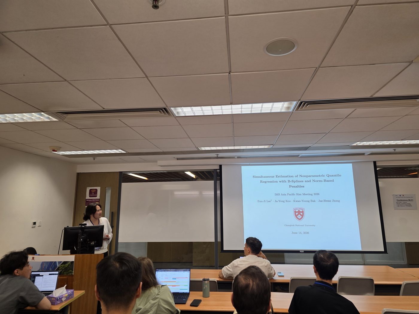 An invited session in progress.