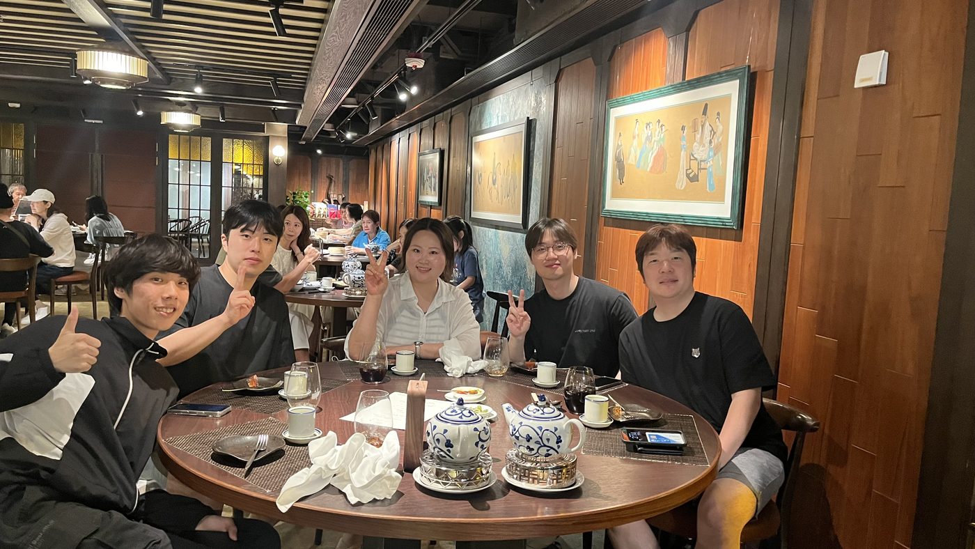Dinner after the last day of talks.